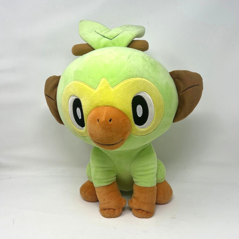 Build a Bear Pokemon Grookey Monkey Plush Stuffed Limited Edition Sounds BAB 14"